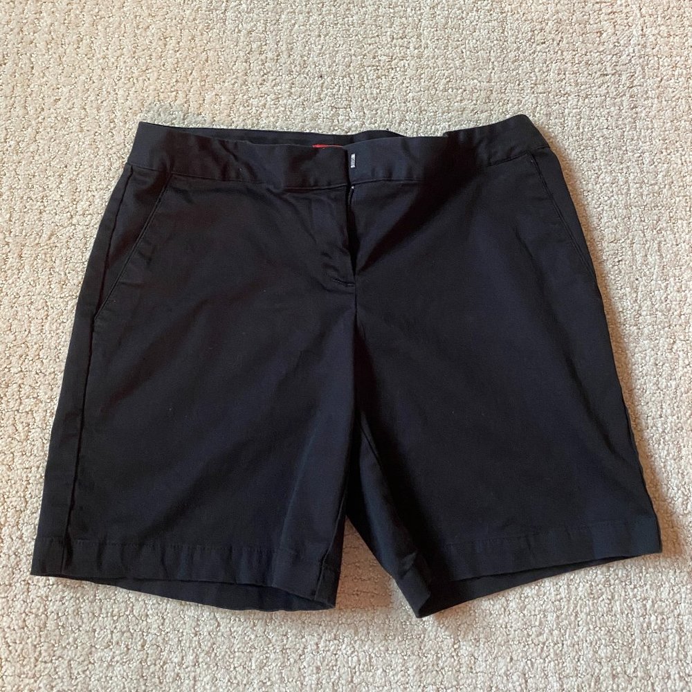 Black Izod Bermuda Shorts